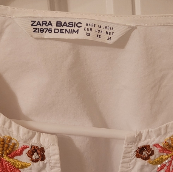 Zara embroidered top - Picture 5 of 7
